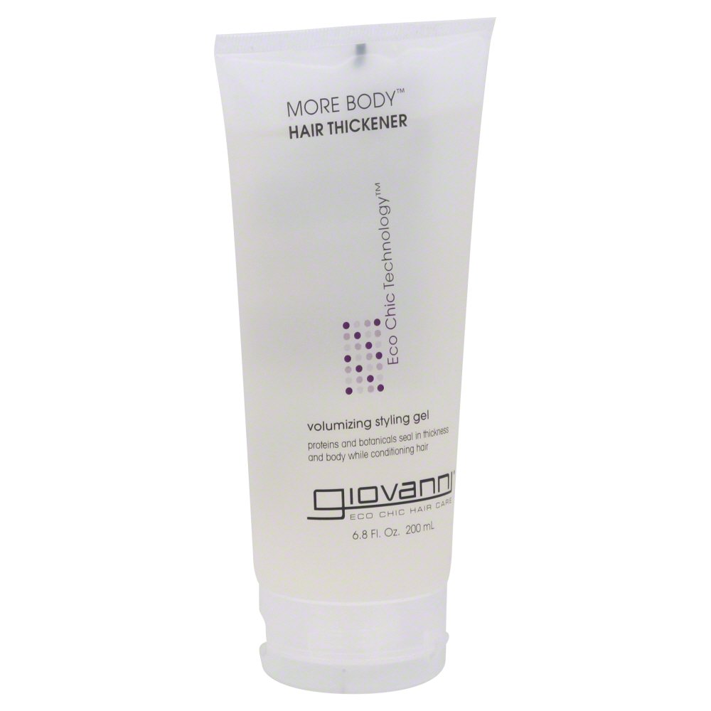 지오바니, 모어 바디 헤어 젤 More Body Hair Thickener, Volumizing Styling Gel, 6.8 fl oz (200 ml)