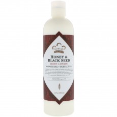 누비안 헤리티지, 허니 & 블랙씨드, 천연 바디로션, 13 oz (384 ml)