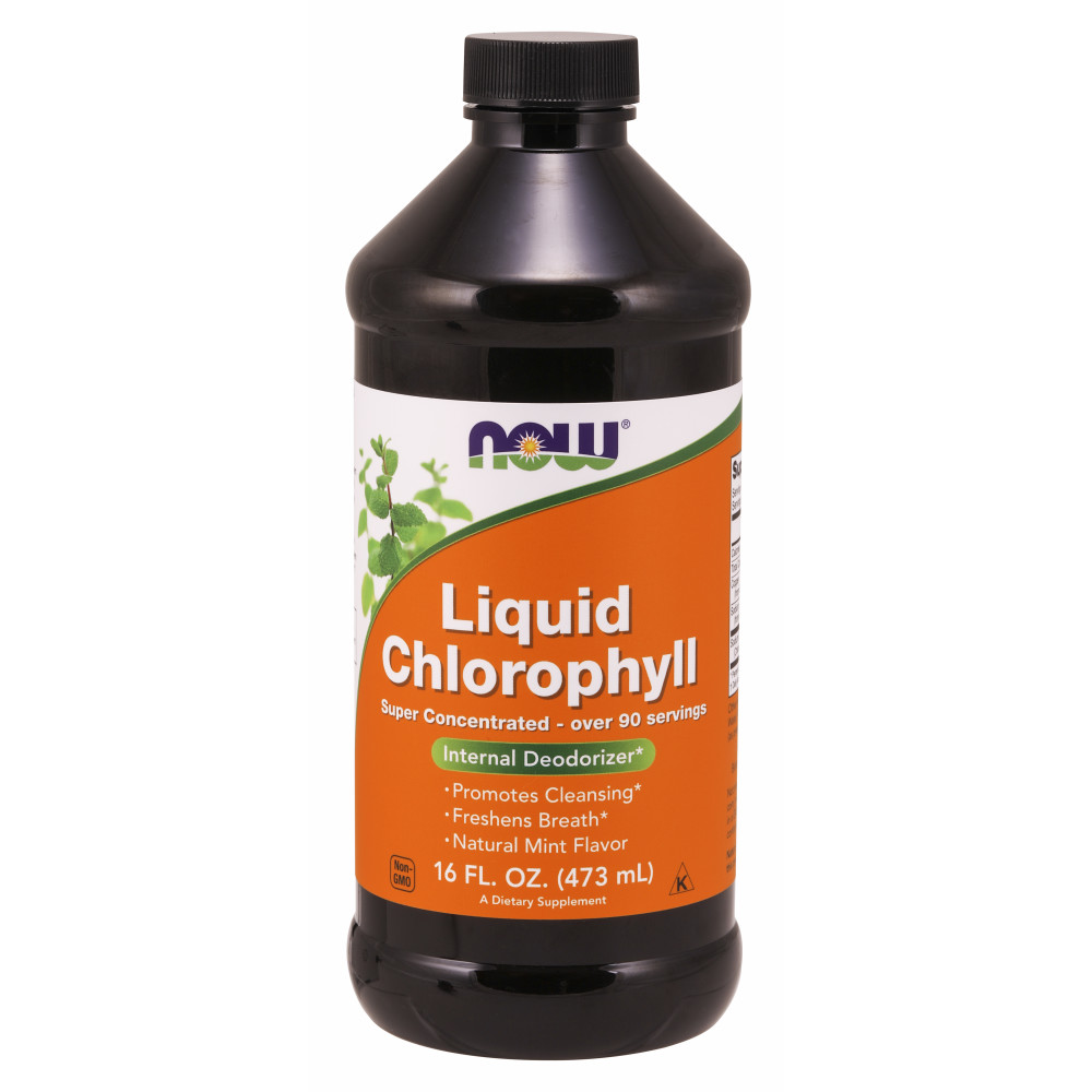  나우 Now, 액상 Chlorophyll Triple Strength, 16 fl oz (473 ml)