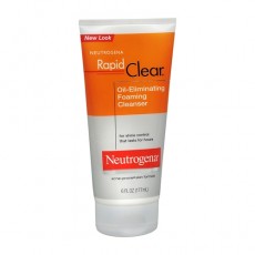 뉴트로지나, Rapid Clear 오일 엘리미네이팅 포밍 클렌저, 6 oz (177 ml)
