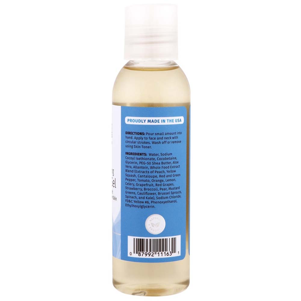 리비바 랩, 젠틀,수딩 클렌징 젤 4 fl oz (118 ml)