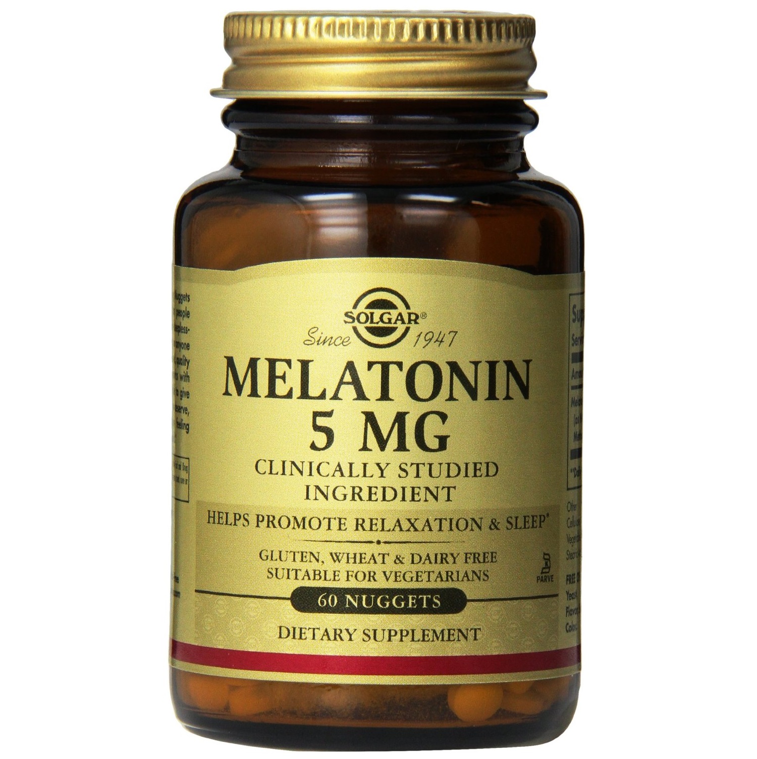 솔가, 멜라토닌 5 mg, 60 Nuggets